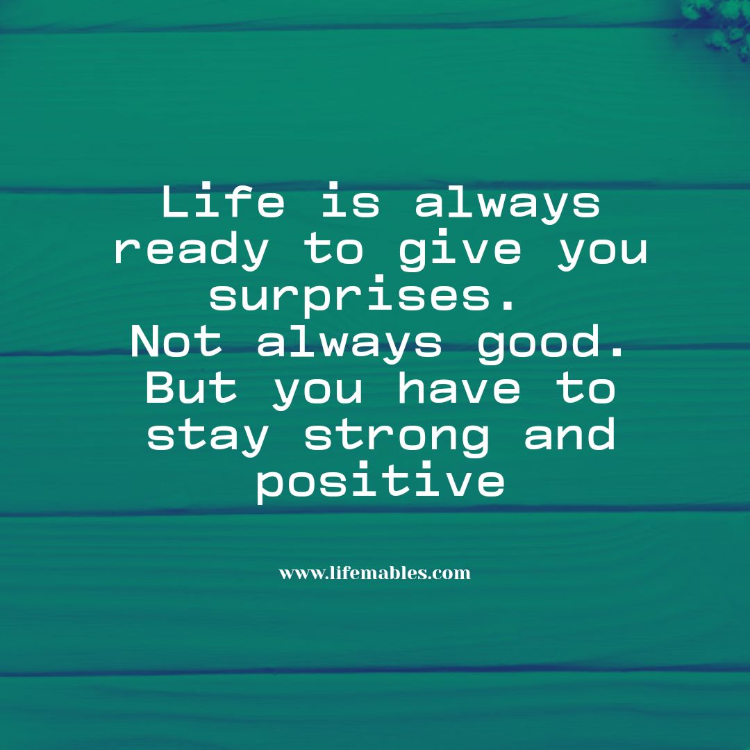 Read more about the article Life gives us surprises #lifequotes